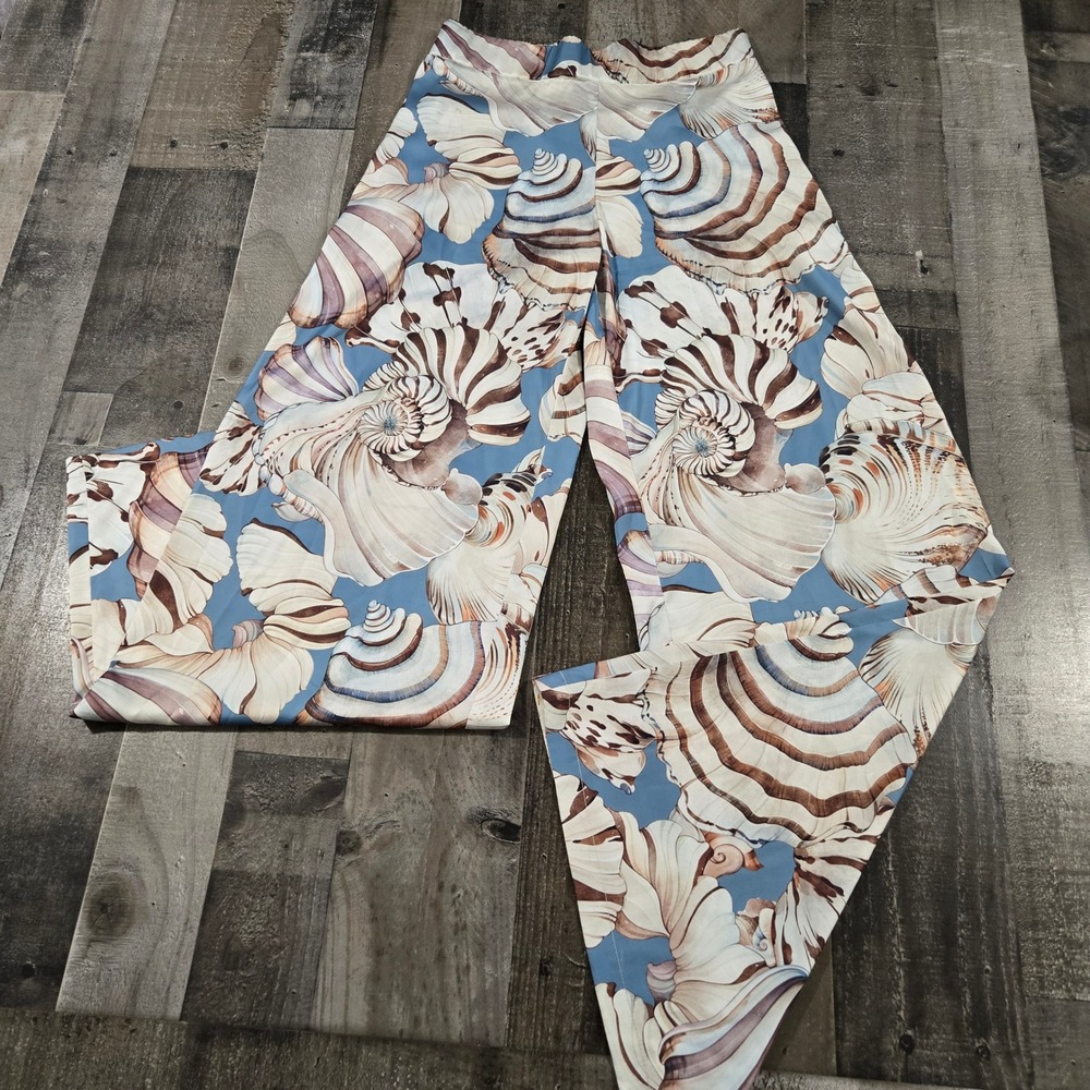Oaky Coast Luxury Resortwear 'Bali Pants' — Armani Silk Made in Italy M/L